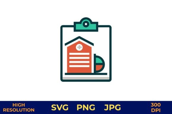 Home Loan Application Icon with House