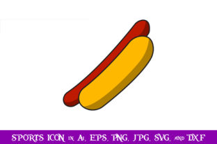 Hot Dog Baseball Sport Icon