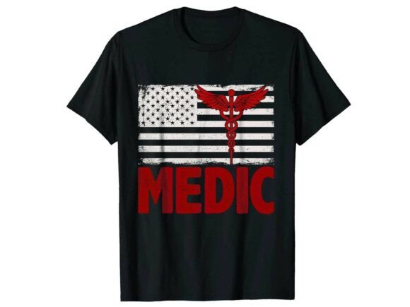 Patriotic Medic Hero Paramedic T-Shirt